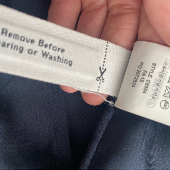 J. Crew Majesty Peacoat Stadium Cloth Nello Gori Navy Blue Wool style C8554, 12 - Picture 14 of 15